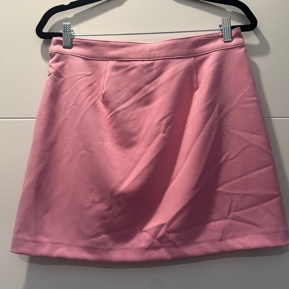 Nordstrom pink Billie side vent miniskirt beach summer party event luxury NWT M - Picture 14 of 15